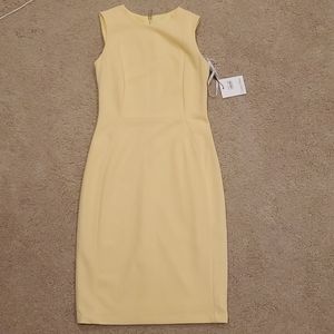 Calvin Klein Yellow Dress